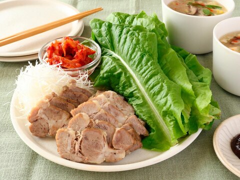 ゆで豚&サンラータン